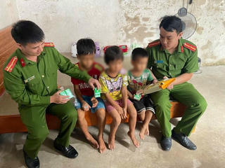 Ninh Bình: Tìm thấy 3 cháu bé mất tích nhiều ngày