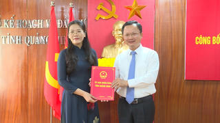 Quảng Ninh: Phó Trưởng Ban Pháp chế HĐND tỉnh làm Phó Giám đốc Sở KHĐT