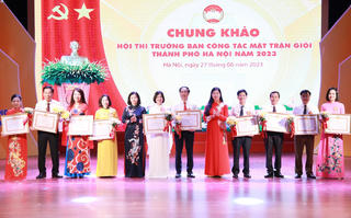 Khắc họa rõ nét hình ảnh người cán bộ Mặt trận cơ sở