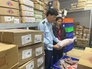 TP HCM thu giữ hơn 500 kg thực phẩm đông lạnh không rõ nguồn gốc