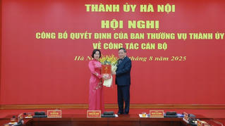 Công bố quyết định về công tác cán bộ tại Ủy ban MTTQ TP Hà Nội