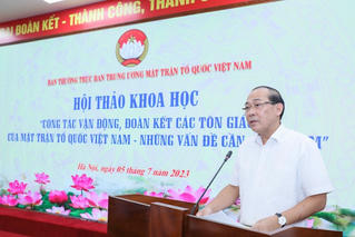 Phát huy vai trò của MTTQ Việt Nam trong vận động, đoàn kết các tôn giáo