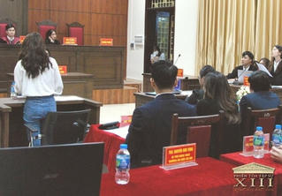 Trường Đại học Luật Hà Nội tổ chức phiên tòa tập sự 'Thương vụ cuối cùng'