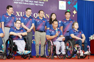 Lễ xuất quân Đoàn thể thao người khuyết tật Việt Nam tham dự ASEAN Para Games 12