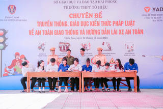 Hải Phòng: Xử lý trên 1.900 học sinh vi phạm an toàn giao thông