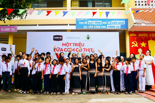 CHIN-SU tài trợ 'Một triệu bữa cơm có thịt' cho trẻ vùng cao