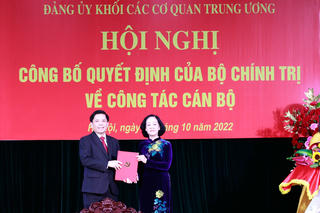 Ông Nguyễn Văn Thể làm Bí thư Đảng ủy Khối các cơ quan Trung ương