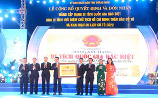 Khu lưu niệm Chủ tịch Hồ Chí Minh trên đảo Cô Tô đón Bằng xếp hạng Di tích quốc gia đặc biệt