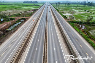 Chiêm ngưỡng tuyến đường 8 làn xe, giúp giảm ùn tắc chiều vào Hà Nội