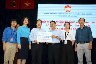 TP Hồ Chí Minh: Thêm 6,5 tỷ đồng ủng hộ đồng bào bị thiên tai