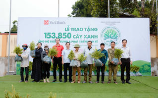 SEABANK TRAO TẶNG GẦN 154.000 CÂY XANH ỦNG HỘ TRỒNG RỪNG VÀ  PHÁT TRIỂN KINH TẾ TẠI HÀ TĨNH