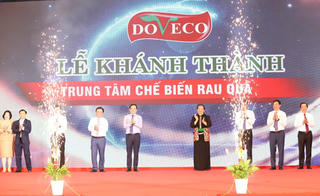 Khánh thành Trung tâm chế biến rau quả Doveco Sơn La