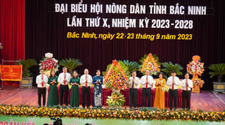 Bà Nguyễn Thị Lệ Tuyết tái cử chức vụ Chủ tịch Hội Nông dân tỉnh Bắc Ninh