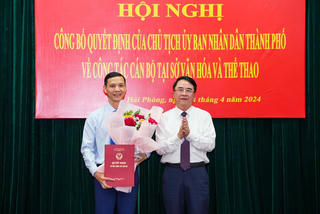 Hải Phòng: Bổ nhiệm Phó giám đốc Sở Văn hóa và Thể thao