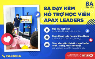 Hệ thống trường song ngữ 8A Dạy Kèm hỗ trợ học viên Apax Leaders