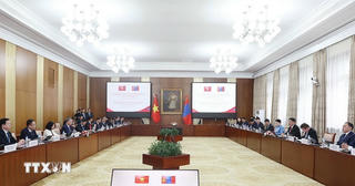 Việt Nam-Mông Cổ ra Tuyên bố chung về thiết lập quan hệ Đối tác Toàn diện