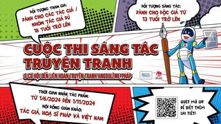 Sáng tác truyện tranh để giành cơ hội tham gia liên hoan truyện tranh lớn nhất tại Pháp