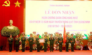 LLVT Quảng Ninh được tặng thưởng Huân chương Quân công hạng Nhất