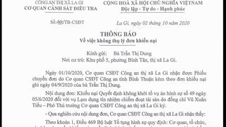 Vụ nữ nhân viên Quỹ tín dụng bị tố vay tiền không trả: Công an tỉnh Bình Thuận nói gì?