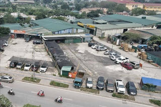 Hà Nội: Sau phản ánh, hàng loạt bãi xe không phép ở huyện Thanh Trì bị xử phạt
