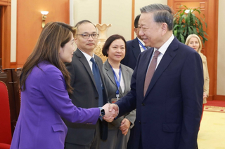 Tổng Bí thư Tô Lâm tiếp Đoàn Hội đồng Kinh doanh Hoa Kỳ-ASEAN