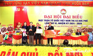 Quảng Ngãi: Mặt trận thị xã Đức Phổ tổ chức đại hội điểm thành công