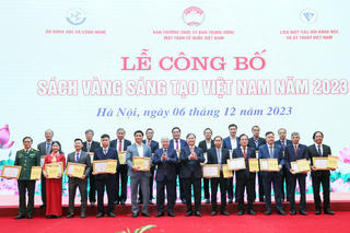 Danh sách 79 công trình, giải pháp được tuyển chọn công bố trong Sách vàng Sáng tạo Việt Nam năm 2023