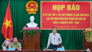 HĐND TP Cần Thơ họp báo trước kỳ họp thường kỳ  giữa năm 2023