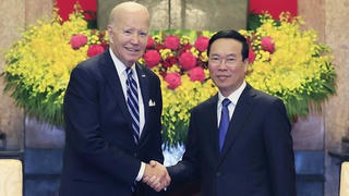 [ẢNH] Chủ tịch nước Võ Văn Thưởng tiếp Tổng thống Hoa Kỳ Joe Biden