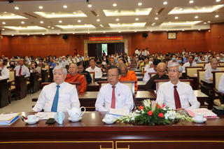 Chủ tịch Đỗ Văn Chiến tham dự hội nghị sơ kết giữa nhiệm kỳ MTTQ Việt Nam TP Hồ Chí Minh