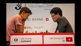 Quang Liêm vô địch giải Biel Grandmaster và nhận 10.000 USD tiền thưởng