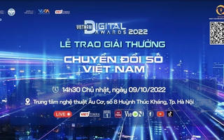 Ngày 9/10, trao Giải thưởng Chuyển đổi số Việt Nam - Vietnam Digital Awards 2022