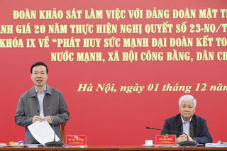Công tác Mặt trận phải có giải pháp mới để xây dựng, phát huy sức mạnh đại đoàn kết 