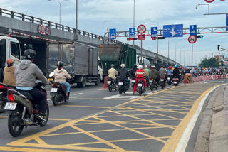 TP Hồ Chí Minh: Các vạch kẻ 'mắt võng' phát huy hiệu quả tốt