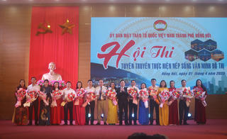Đồng Hới tổ chức hội thi tuyên truyền ‘Thực hiện nếp sống văn minh đô thị’