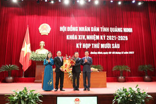 Ông Cao Tường Huy được bầu làm Chủ tịch UBND tỉnh Quảng Ninh
