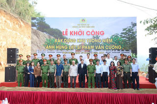 Xây dựng Khu tưởng niệm liệt sĩ Phạm Văn Cường