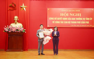 Quảng Ninh: Ông Phạm Lê Hưng làm Phó Bí thư Thành ủy Cẩm Phả