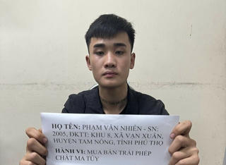 Phú Thọ: Bắt đối tượng chuyên bán ma tuý 'cỏ' cho học sinh
