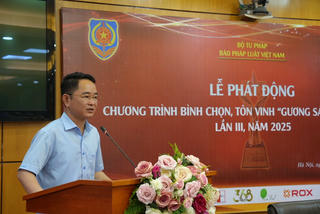 Phát động Chương trình bình chọn, tôn vinh “Gương sáng pháp luật” lần 3