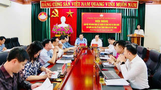 Đoàn công tác của UBTƯ MTTQ Việt Nam khảo sát thực tế tại Ninh Bình