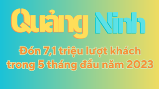 [Infographic] Quảng Ninh: Đón 7,1 triệu lượt khách trong 5 tháng đầu năm 2023