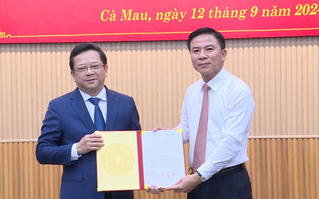 Phó Trưởng Ban Kinh tế Trung ương Nguyễn Đức Hiển làm Phó Bí thư Tỉnh ủy Cà Mau