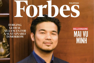 Tỷ phú Mai Vũ Minh được Forbes và Bloomberg vinh danh vì có nhiều đóng góp cho sự phát triển của nền kinh tế toàn cầu