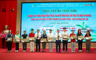 Trao giải Cuộc thi “Tìm hiểu về Bảo vệ môi trường” trên Tạp chí điện tử Môi trường và Cuộc sống
