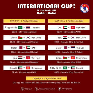 U23 Iraq gặp khó khăn trước trận đấu với U23 Việt Nam ngày 23/3 