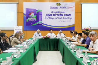 Sách 'Kinh tế tuần hoàn và những mô hình tiên phong' mang đến nhiểu công trình nghiên cứu giá trị