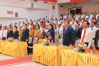 Phó Chủ tịch - Tổng Thư ký Nguyễn Thị Thu Hà dự Đại hội MTTQ Việt Nam tỉnh Nam Định