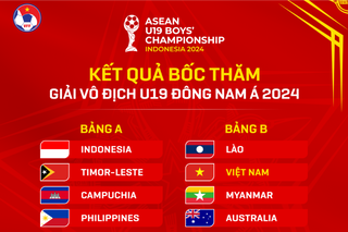 Bốc thăm giải U19 Đông Nam Á 2024: U19 Việt Nam 'đối đầu' U19 Australia