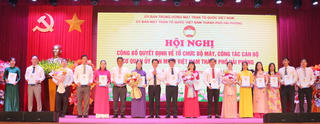 MTTQ TP Hải Phòng công bố quyết định về công tác cán bộ